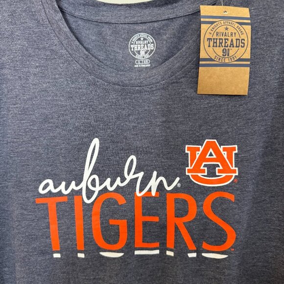 NWT Women's Rivalry Threads '91 Auburn Tigers Short Sleeve T-Shirt. Size Small - Picture 4 of 5